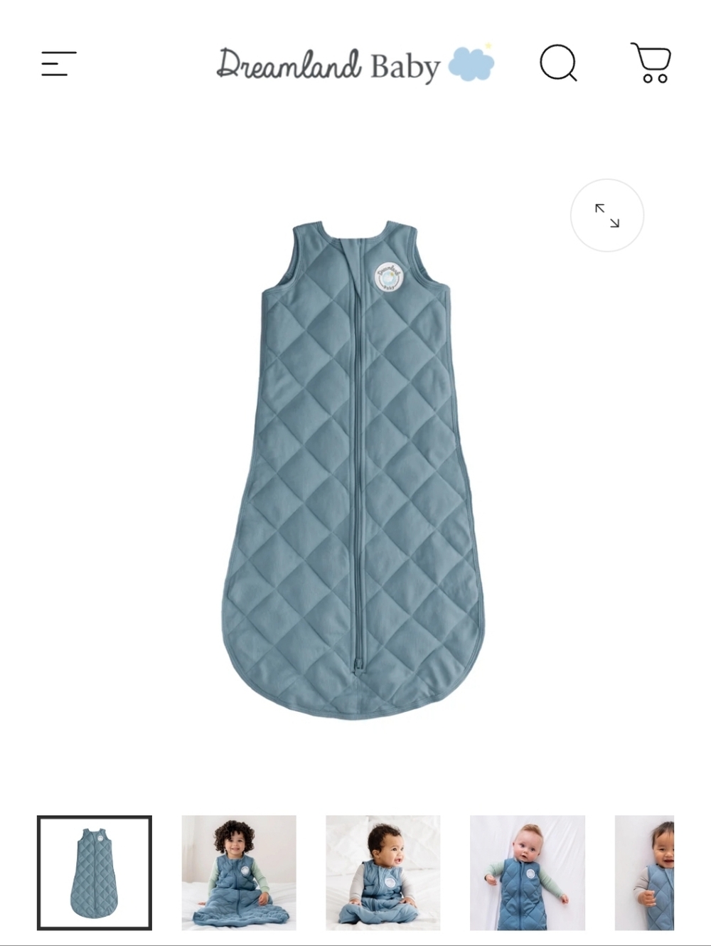 Dreamland Baby Weighted Sleep Sack